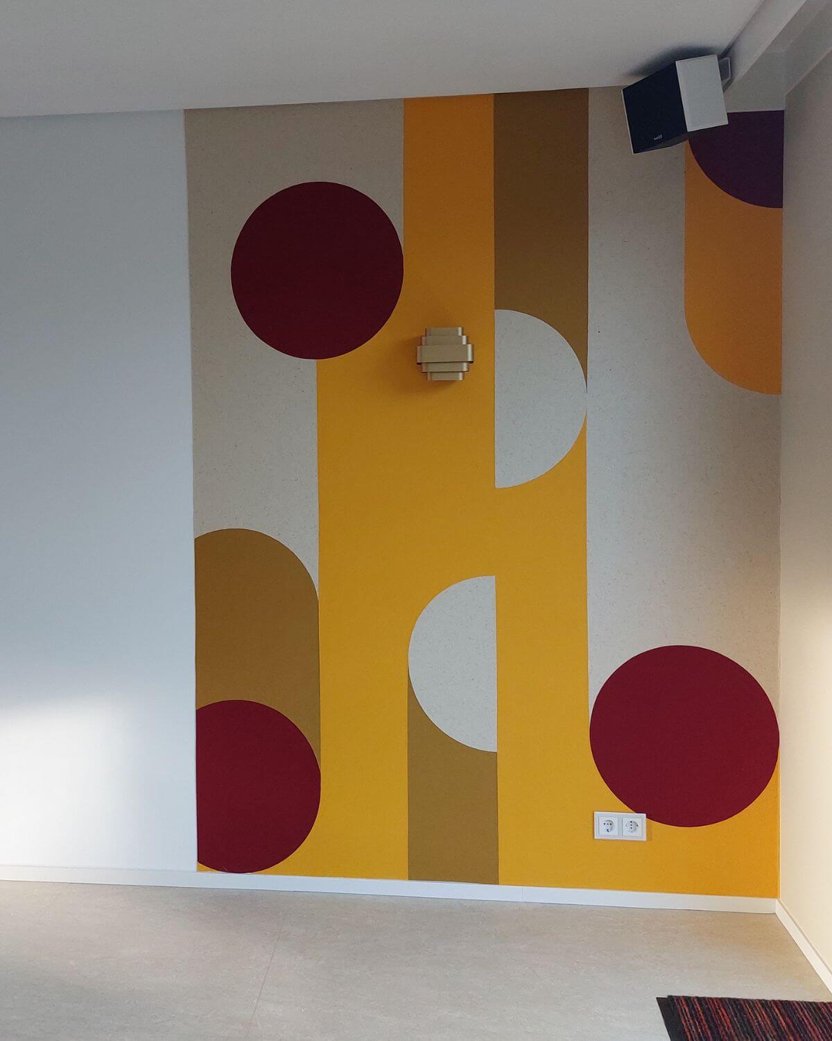 Kunst aan de wand van viltopdemuur.nl 100% wolvilt